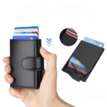 Portefeuille RFID sécurisé pour espèces et cartes