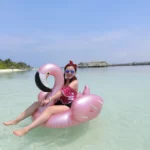 Giant Inflatable Flamingo 60 Inches Unicorn Pool Floats Tube Raft Swimming Ring Circle Water Bed Boia Piscina Adults Party Toys