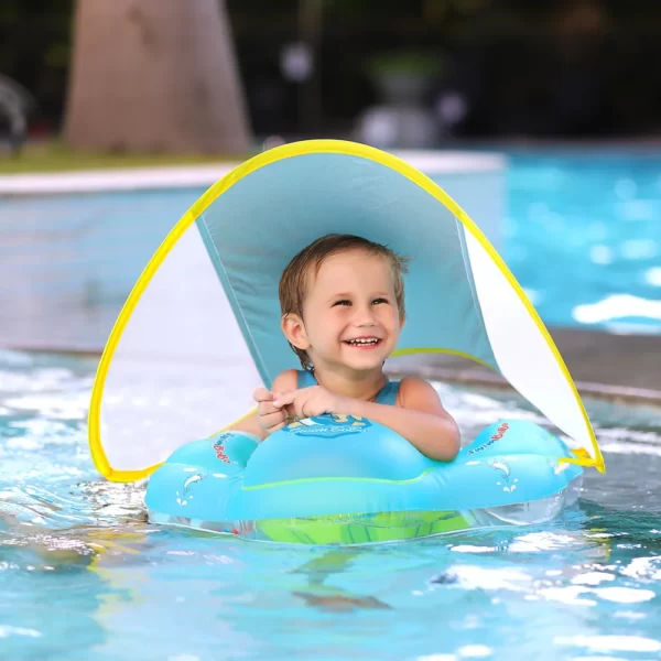 New Upgrades Baby Swimming Float Inflatable Infant Floating Kids Swim Ring Circle Bathing Summer Toys Toddler Rings