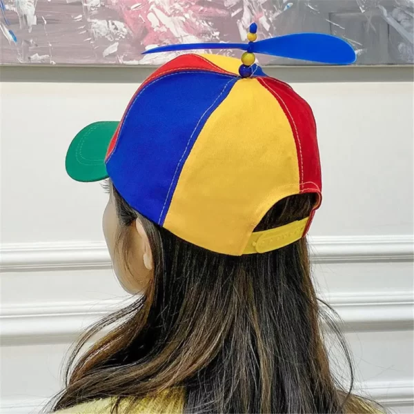 Chapeau Snapback drôle pour adultes et enfants, casquette de baseball Libellule, arc-en-ciel, bambou, hélicoptère, hélice, aventure, papa, garçons, filles 4