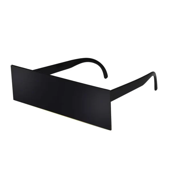 Lunettes de soleil rectangulaires, Festival, Points de fête, soleil, une pièce, or, argent, noir, Bar 5