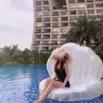 Jouets gonflables angigonflables, coquillage avec boule de perles, piscine, flotteur, chaise, lit, matelas de fête de plage en plein air, été 4