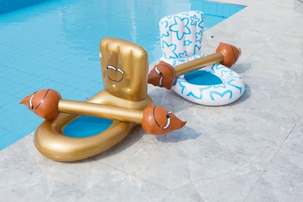 Hamac Gonflable Flottant Pliable pour Piscine, Lit de Couchage, Chaise Longue de Plage, 1.1 16