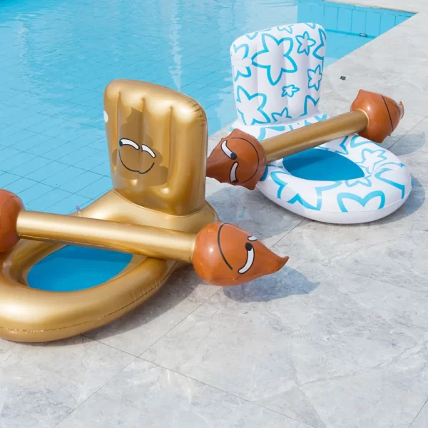 Hamac Gonflable Flottant Pliable pour Piscine, Lit de Couchage, Chaise Longue de Plage, 1.1 16