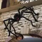 Araignée en Peluche Noire pour Décoration d'Halloween, Accessoire de Maison Hantée, pour Niket Extérieur, 30/50/75/90/125/150/200cm 12