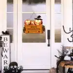 Panneau en Bois de Citrouille avec Chapeau, Décoration de Vacances, Convient pour la Maison, le Mur, la Chambre, Boutique, ixd'Halloween, 73 3