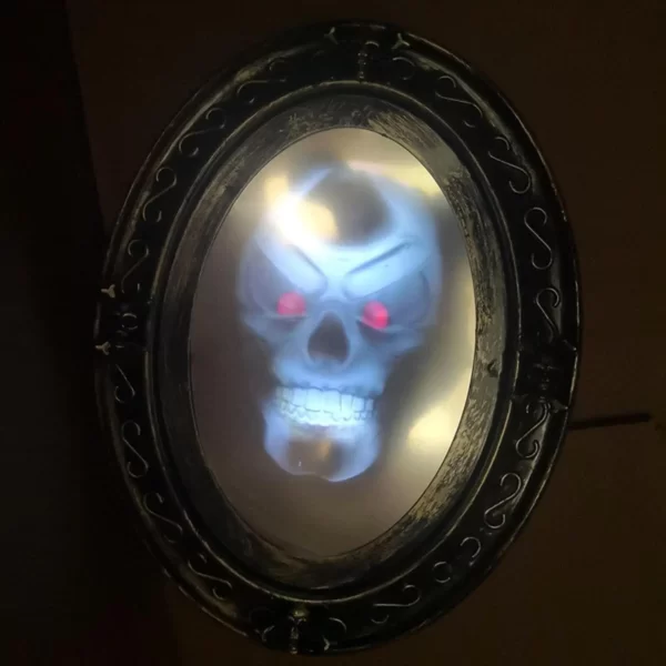 Miroir d'Halloween Security é par le Mouvement, Effrayant, Hanté, avec Son, Effrayant, Ornement de Face, Décoration de Porte, de Maison, Accessoire de ix 10