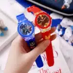 Montre 3D Minnie en silicone pour enfants, montre-bracelet pour filles, source de lumière pour documents, horloge à quartz pour dames, cadeaux pour enfants 2