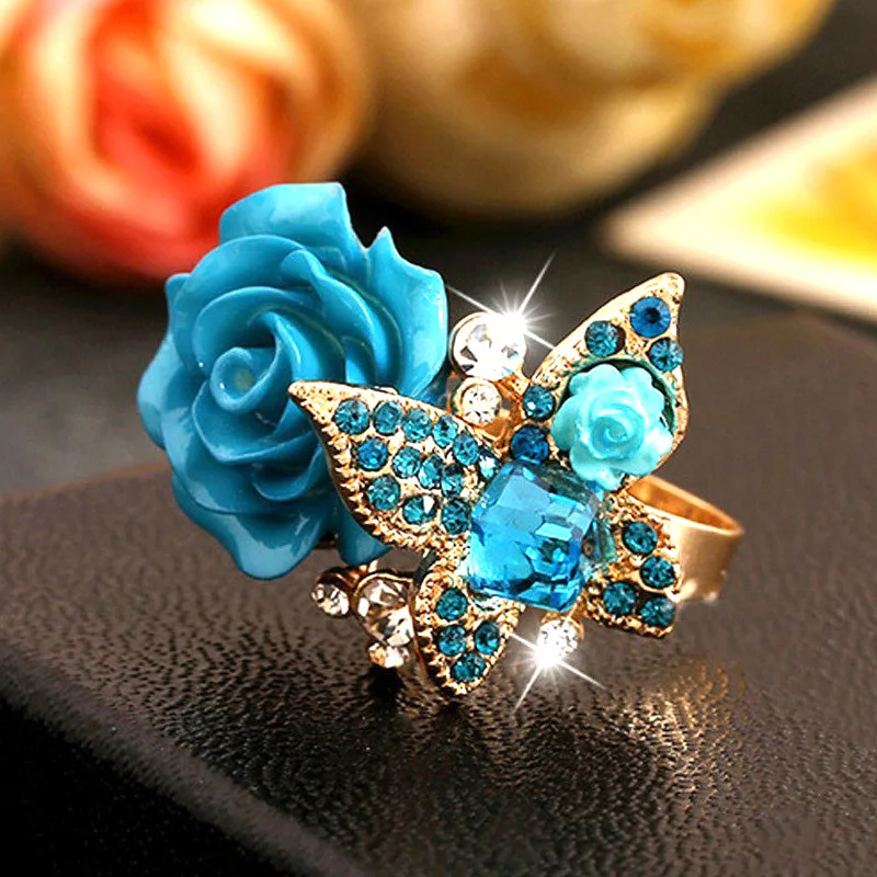 Bague réglable fantaisie