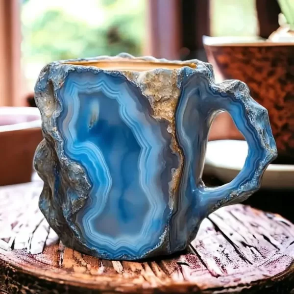 Tasse à café translucide en cristal coloré, tasse à eau élégante, cadeau de luxe, maison et bureau, 400ml 2