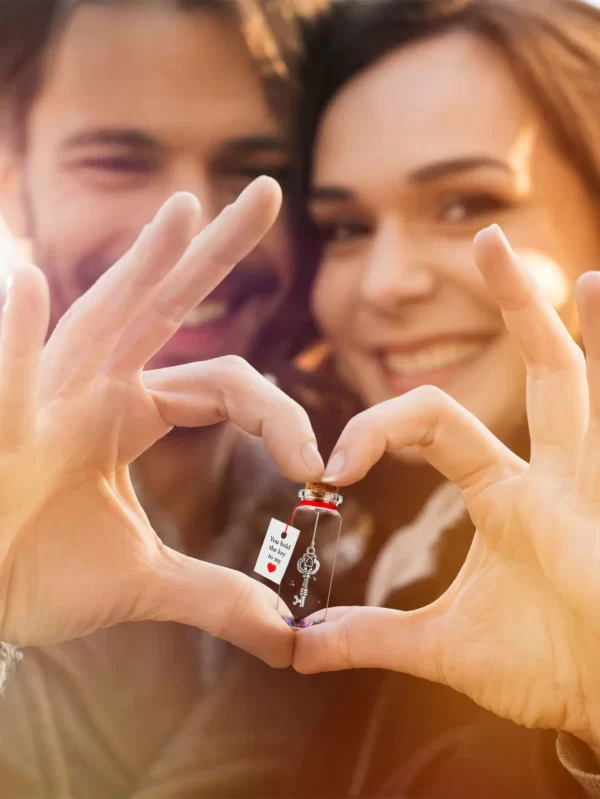 Bouteille de Souhait Décorative, 1 Pièce, Travailleurs de l'Amour, Mariage, ixdes Mères, Saint Valentin, Cadeau pour Mère, Elle, Lui 5