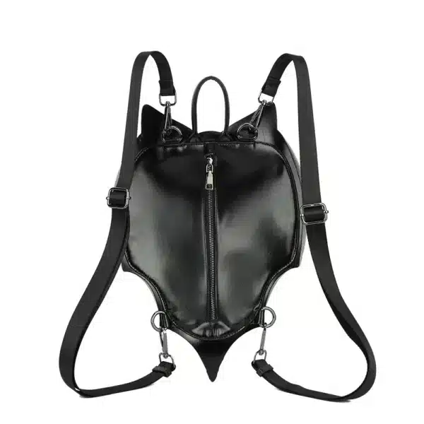 Sac à dos gothique noir en forme de chauve-souris pour fille, sac à main d'halloween de haute qualité, nouvelle collection 2024 4