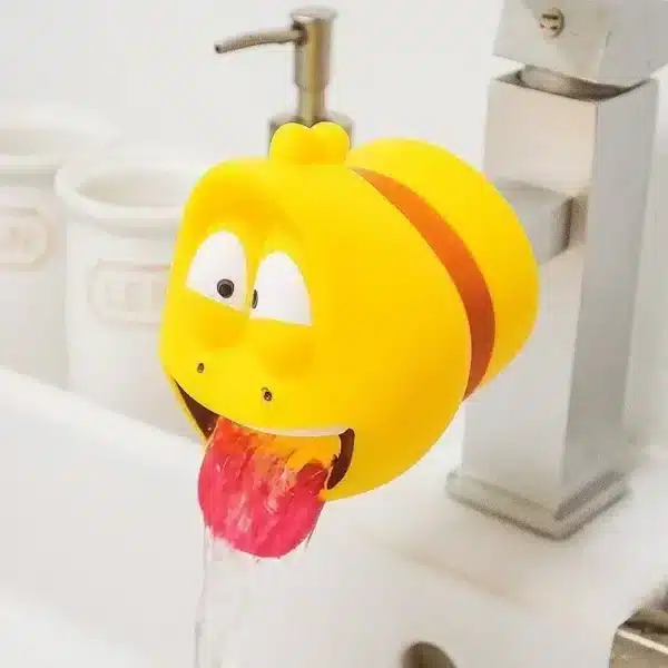 Extension de robinet anti-insectes amusants, dessin animé, cadeaux pour enfants, langue anti-éclaboussures, lavage des mains, décoration de meubles 3