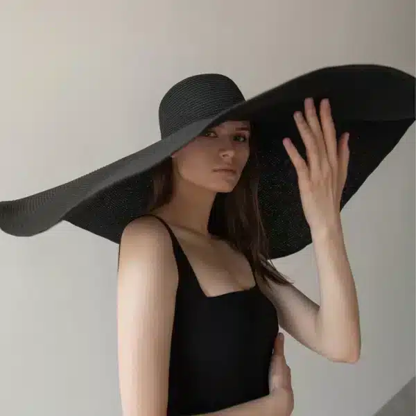 Grand chapeau de soleil femme