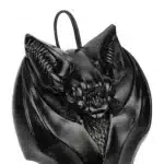 Sac à dos gothique noir en forme de chauve-souris pour fille, sac à main d'halloween de haute qualité, nouvelle collection 2024 6