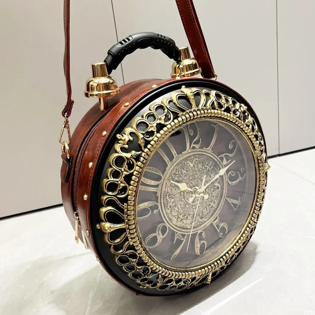 Sac à main horloge