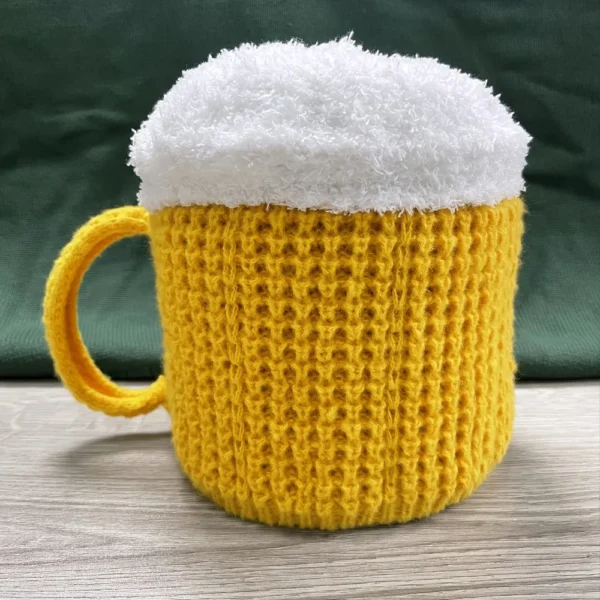 Chapeau de coupe de bière 3D unisexe, drôle, créatif, avec tout type de pull, casquette polyvalente, délié chaud, cadeaux de l'année des amoureux de la bière, automne et hiver 3