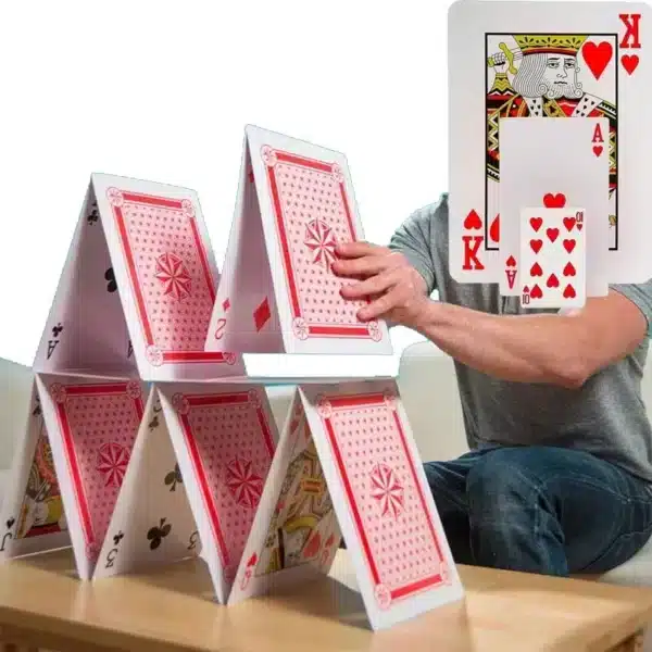 Jeu de carte jumbo