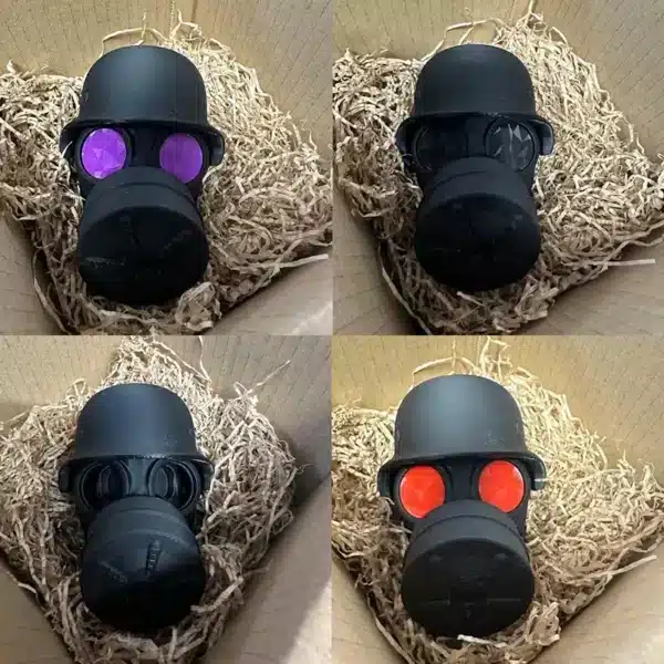 Couvercle d'attelage de remorque avec casque en acier et masque à gaz, couvercle de boule d'attelage de remorque imprimé en 3d, empêche la rouille du Tube récepteur 5