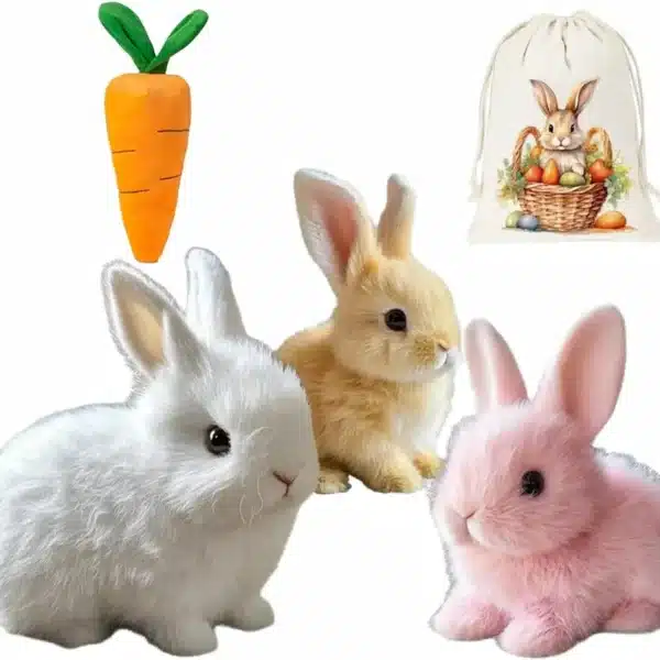 Peluche lapin réaliste