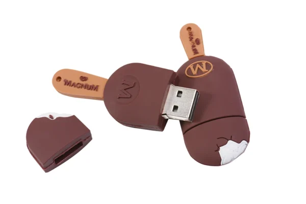 JASTER dessin animé USB 2.0 lecteurs Flash 128GB jolis cadeaux pour enfants clé mémoire 64GB Silicone crème glacée Pen Drive 32GB U disque 18GB 18